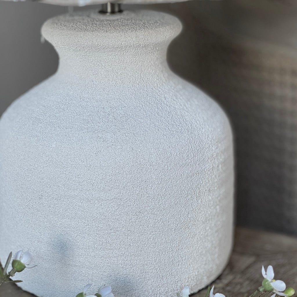Abell Cement Effect Rustic Table Lamp - Image 9