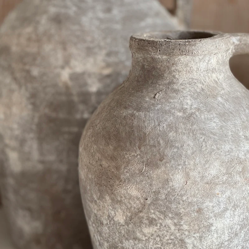 Abrinas Pale Wash Stone Handle Jug - Two Sizes - Image 3