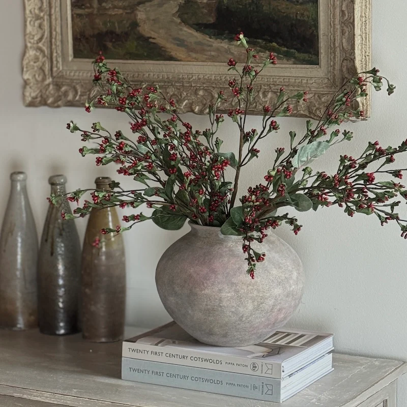 Aged Clay Pot Vase