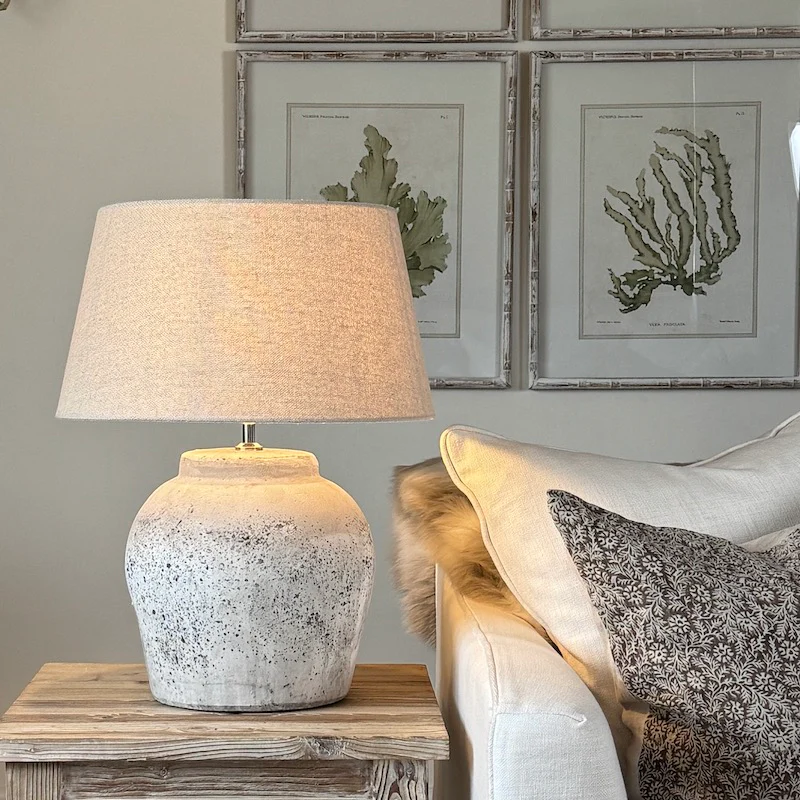 Aged Concrete Table Lamp Large - Image 3