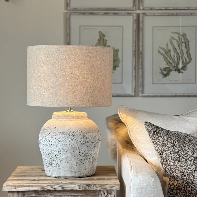 Aged Concrete Table Lamp Large - Image 4