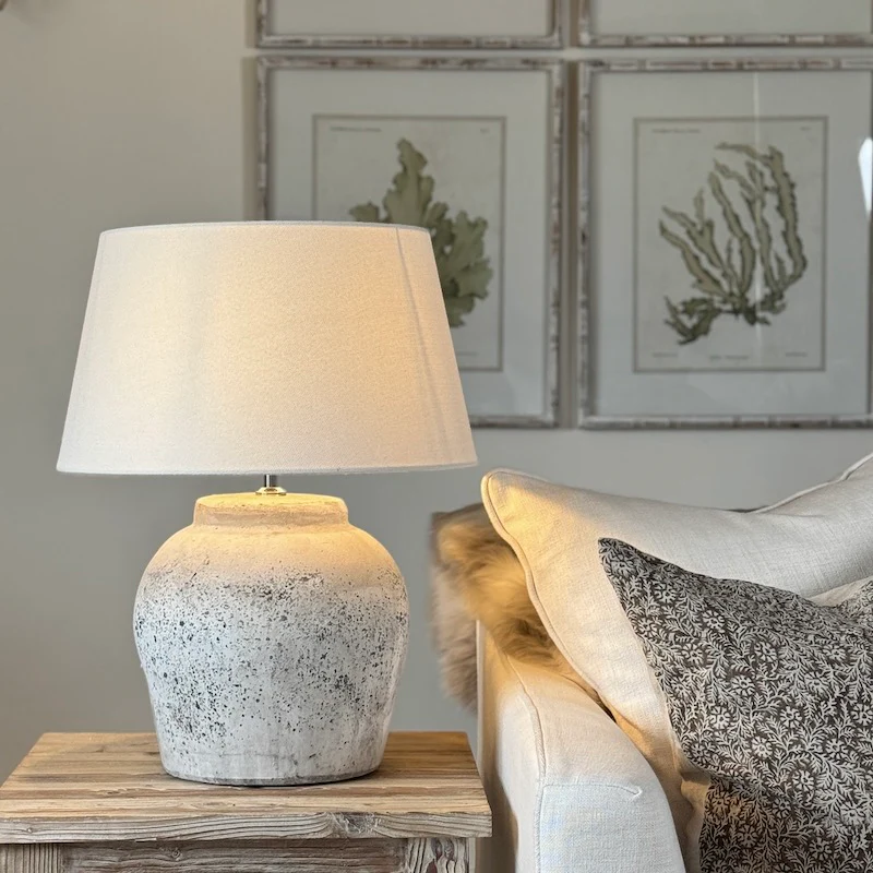 Aged Concrete Table Lamp Large - Image 5