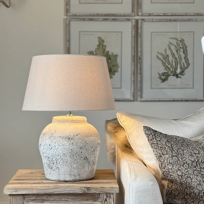 Aged Concrete Table Lamp Large - Image 6