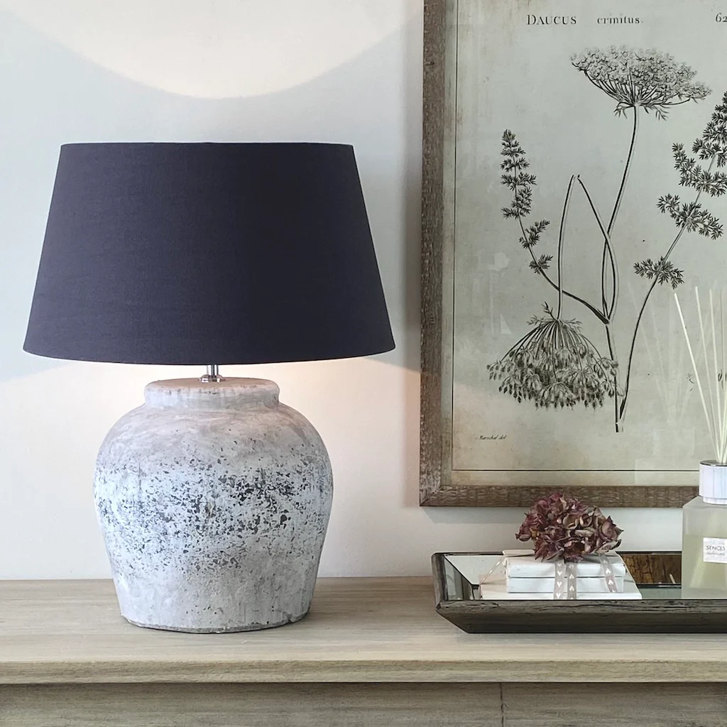 Aged Concrete Table Lamp Large - Image 7
