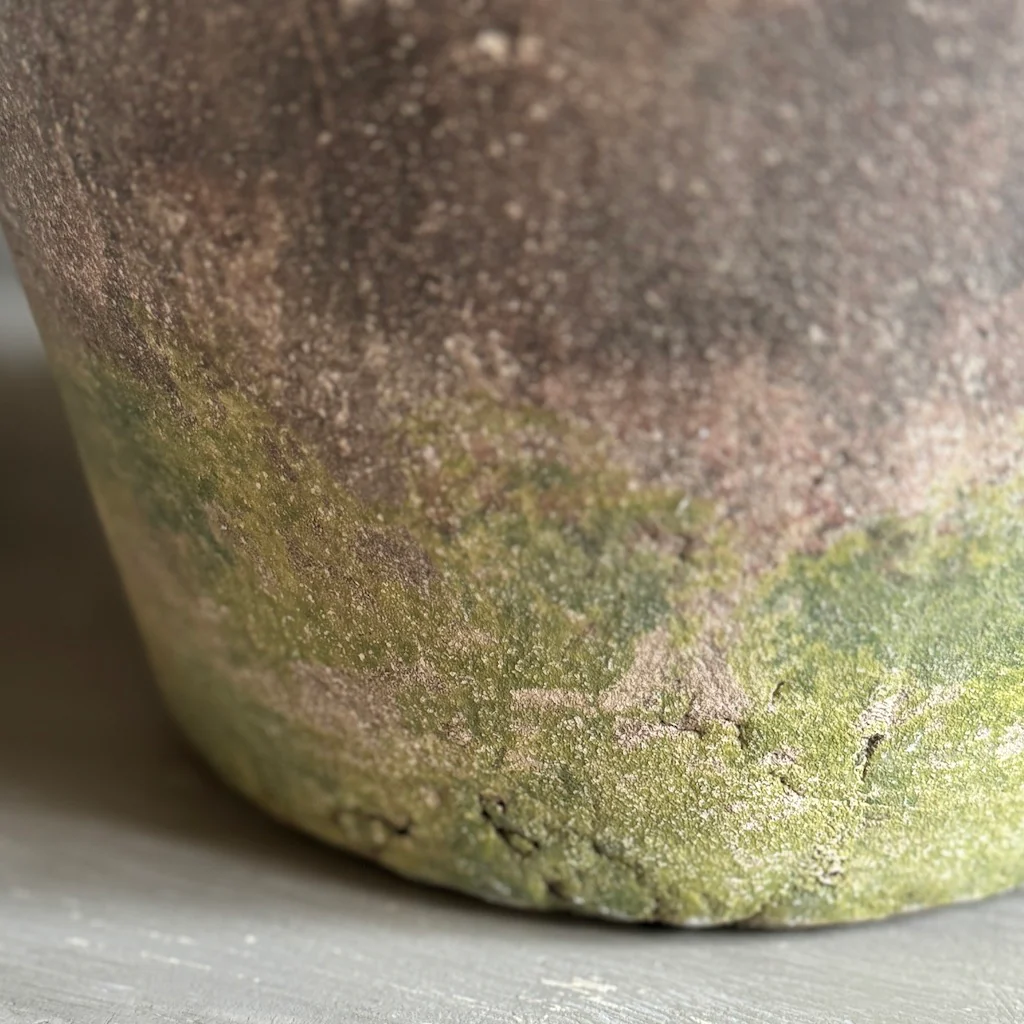 Aged Effect Terracotta Large Etna Vase - Image 3