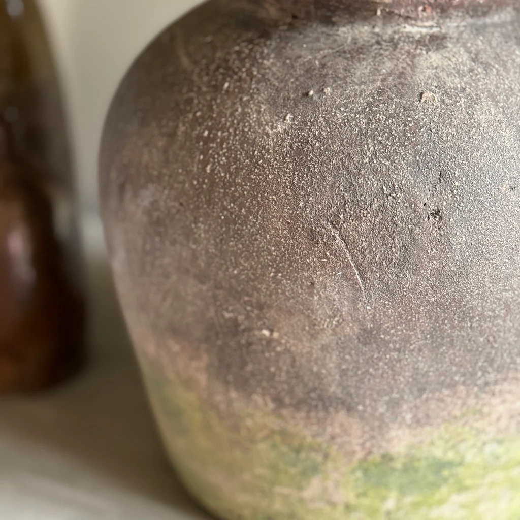 Aged Effect Terracotta Large Etna Vase - Image 4