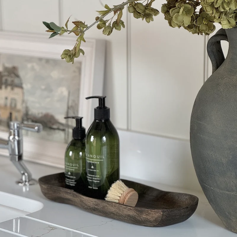 Agubba Antique Brown Sustainable Wood Tray