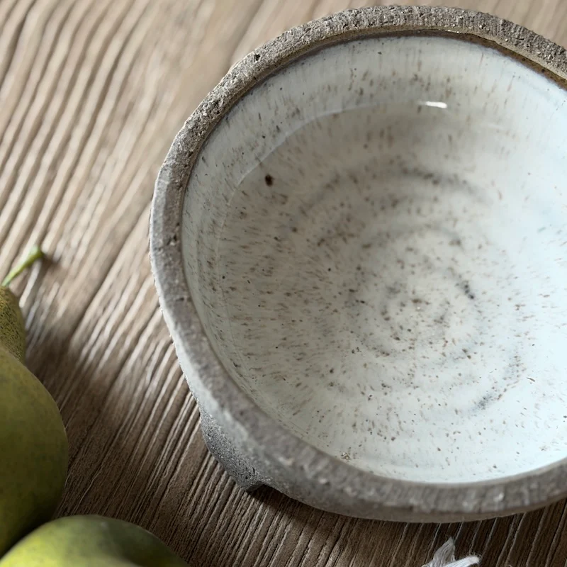 Assila Small Glazed Footed Bowl - Image 4