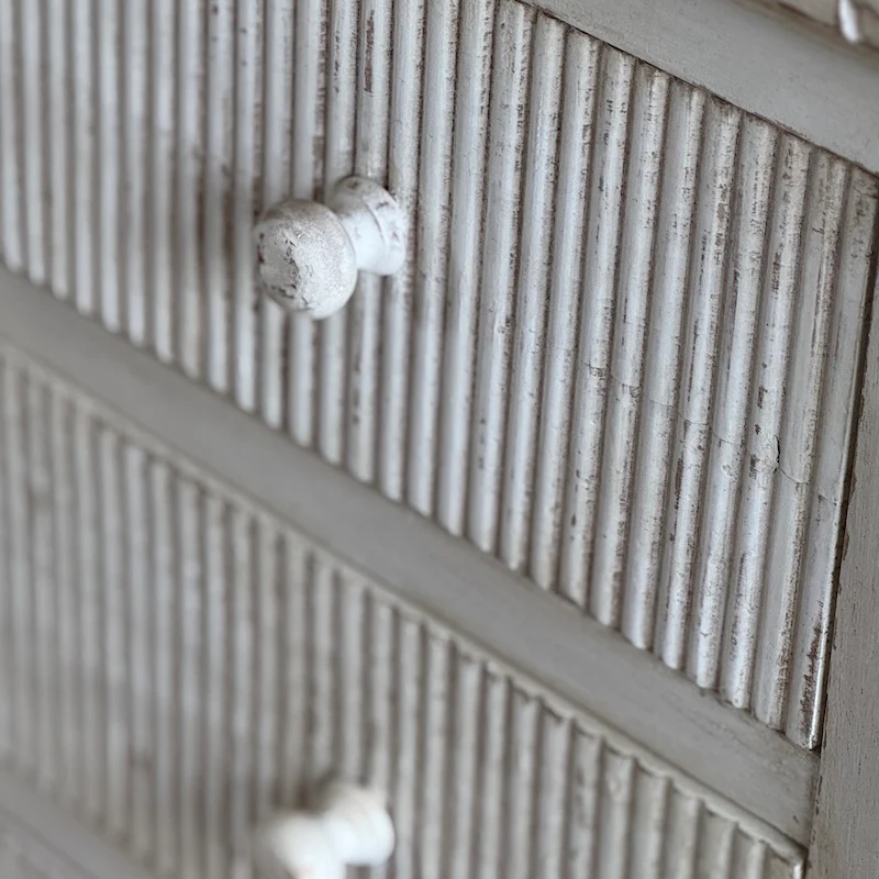Augustine Ribbed Chest of Drawers - Image 3