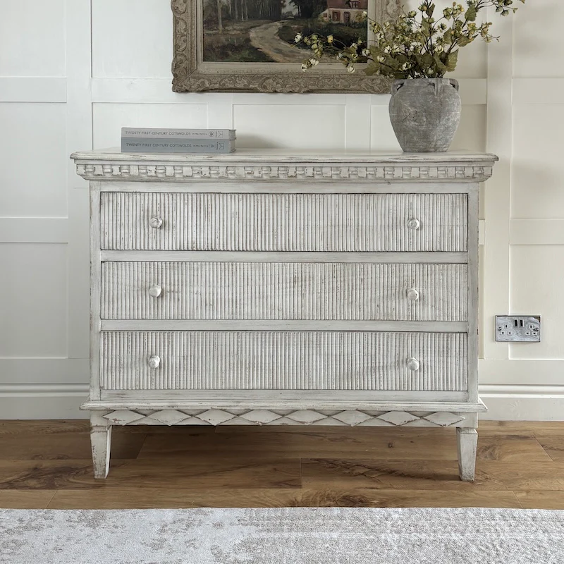 Augustine Ribbed Chest of Drawers - Image 9
