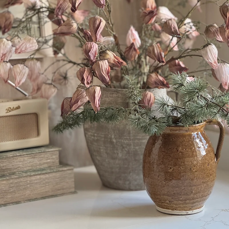 Avignon Rustic Brown Pitcher Vase