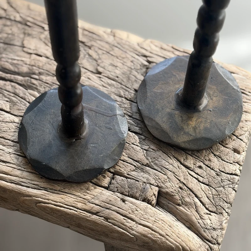 Basine Forged Style Candlesticks – Two Sizes - Image 3
