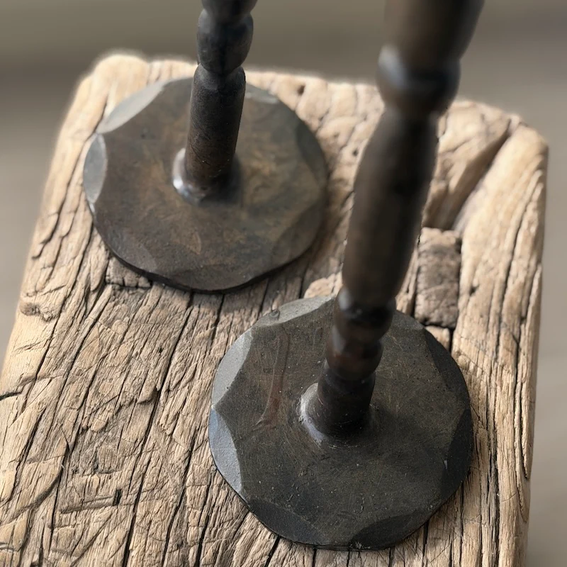 Basine Forged Style Candlesticks – Two Sizes - Image 4