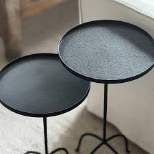 Black Iron Side Table – Quad Leg Base - Image 2