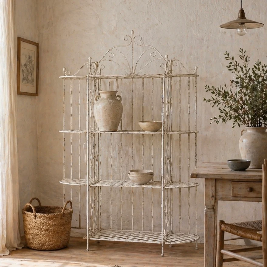 Boulangerie Etage Early 1900's French Folding Rack