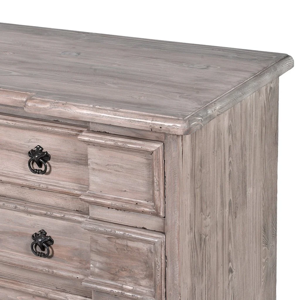 Breakfront 4 Drawer Chest of Drawers - Image 2