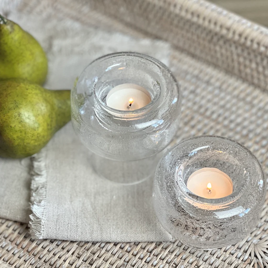 Bubble Glass Scandi T Light Holder - Image 8