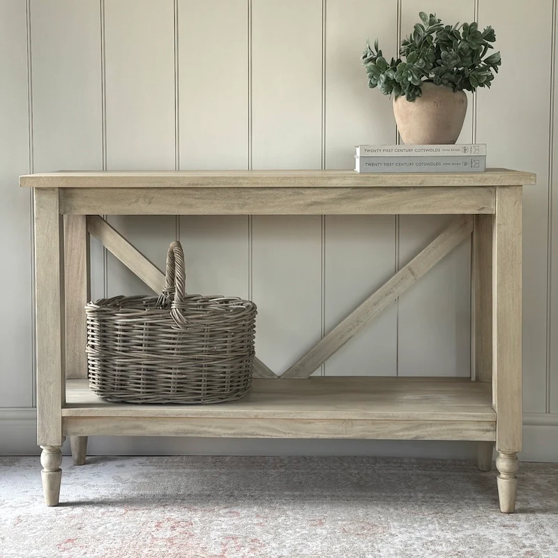 Limewash Simple Console Table - Image 11
