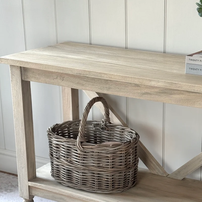Limewash Simple Console Table - Image 2