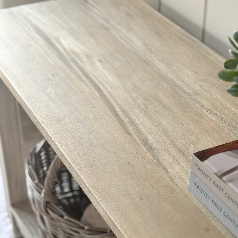 Limewash Simple Console Table - Image 4