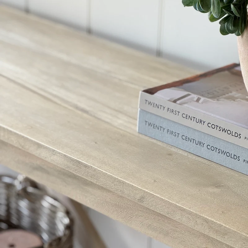 Limewash Simple Console Table - Image 8