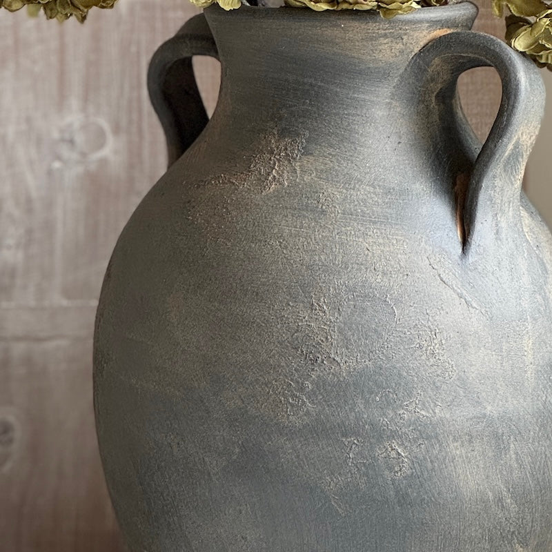 Chalfont Antique Grey Vessel Vase - Image 3