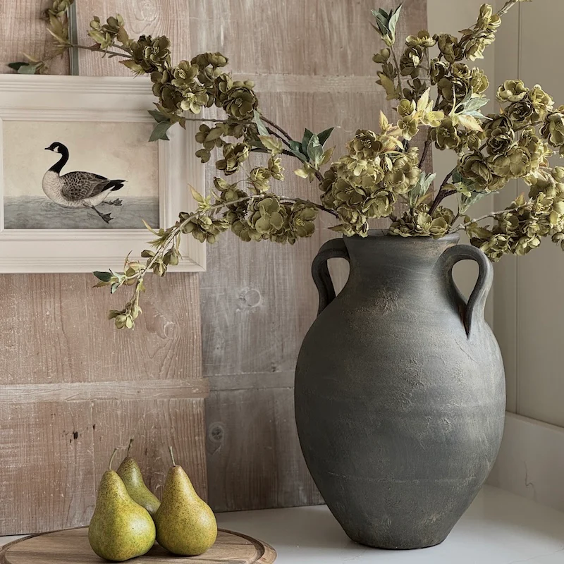 Chalfont Antique Grey Vessel Vase - Image 5