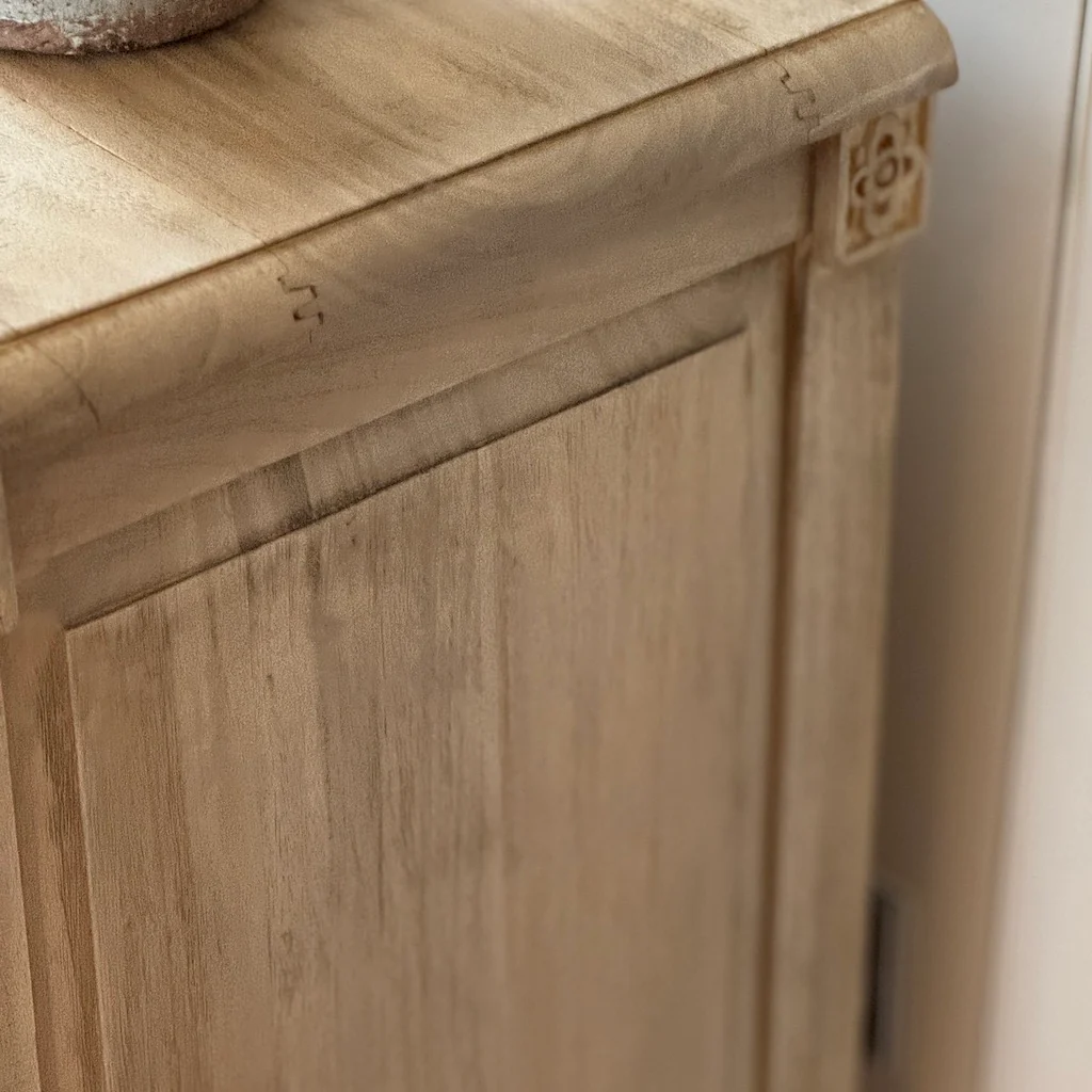 Chest Of Six Drawers Bleached Mahogany - Image 7