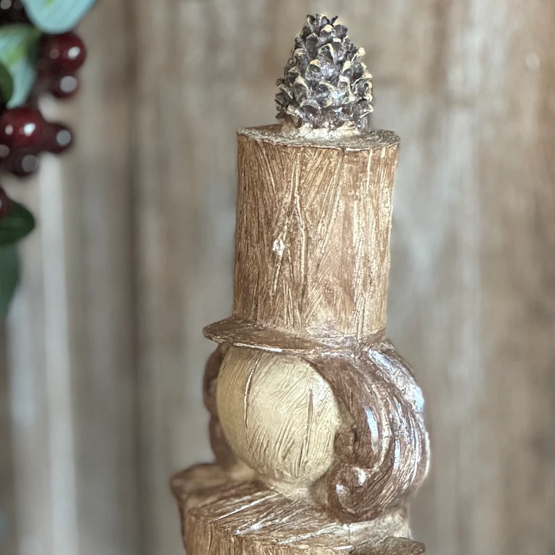 Christmas Pinecone Beefeater Nutcracker - Image 3
