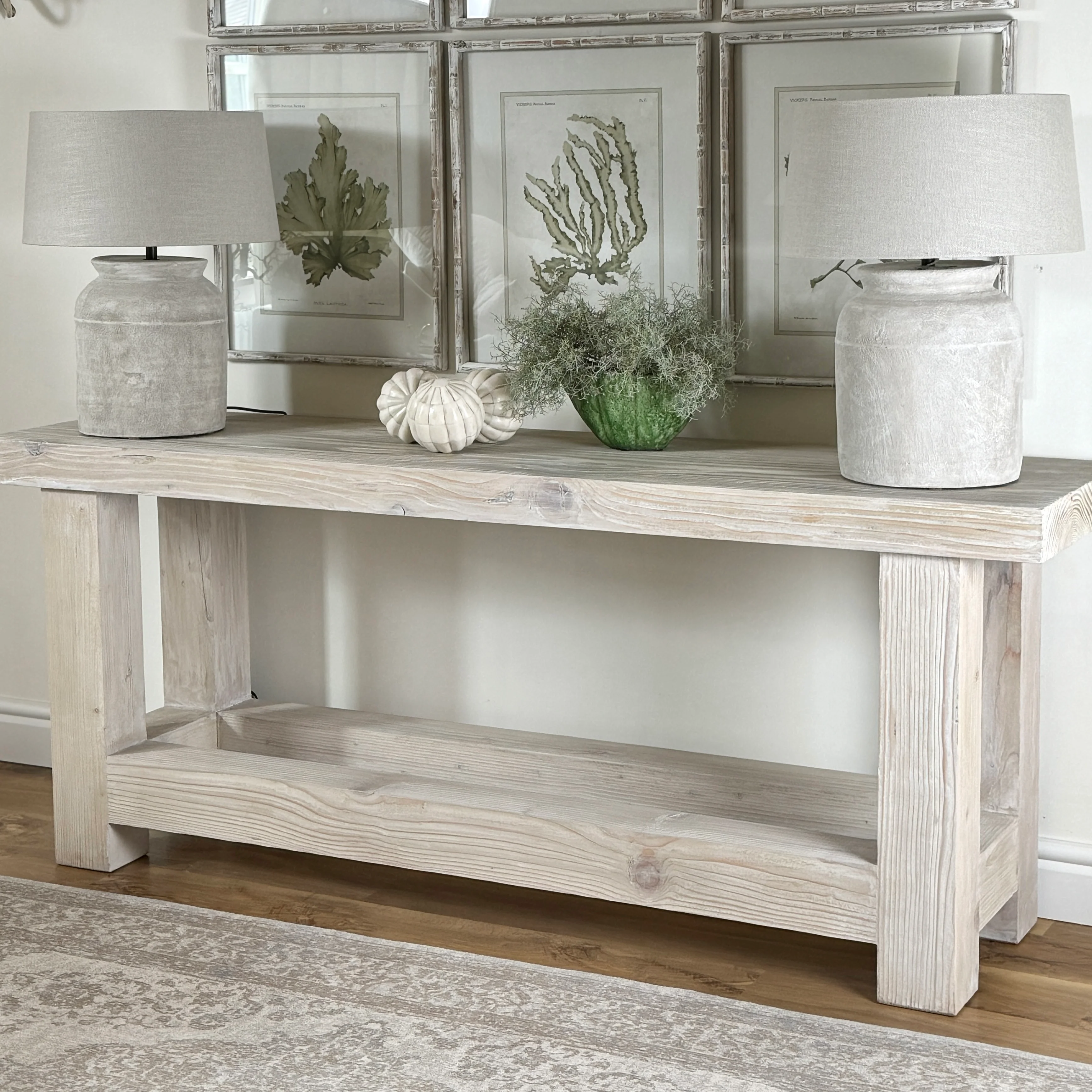 Chunky Constantine Whitewashed Console - Image 5