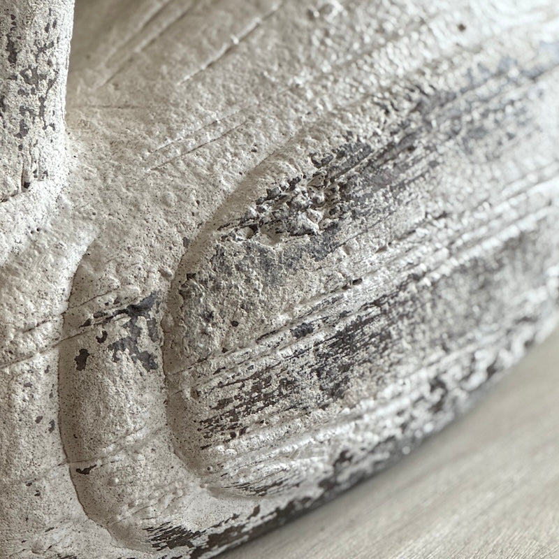 Classic Distressed Swan Sculpture - Image 5