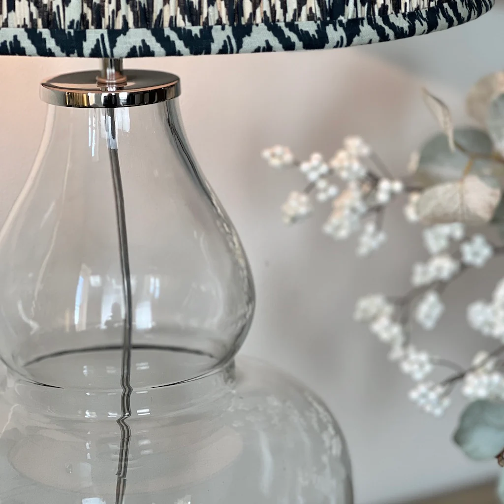 Clear Glass Gourd Lamp Betty SECOND - Discount applied - Image 5