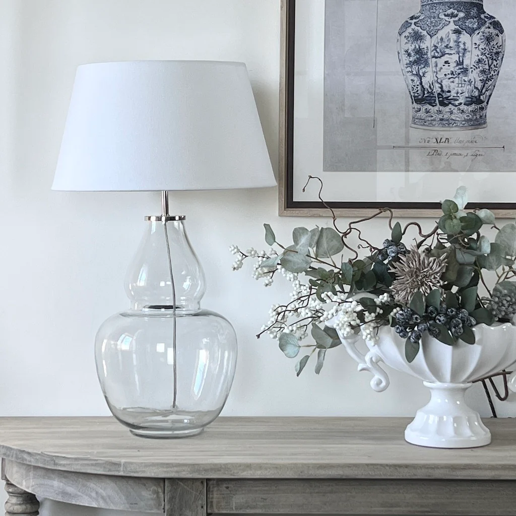 Clear Glass Gourd Lamp Betty SECOND - Discount applied - Image 6