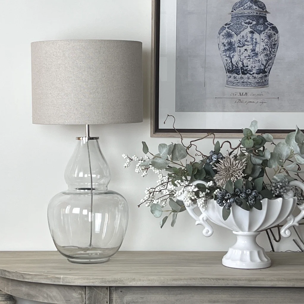 Clear Glass Gourd Lamp Betty SECOND - Discount applied - Image 8
