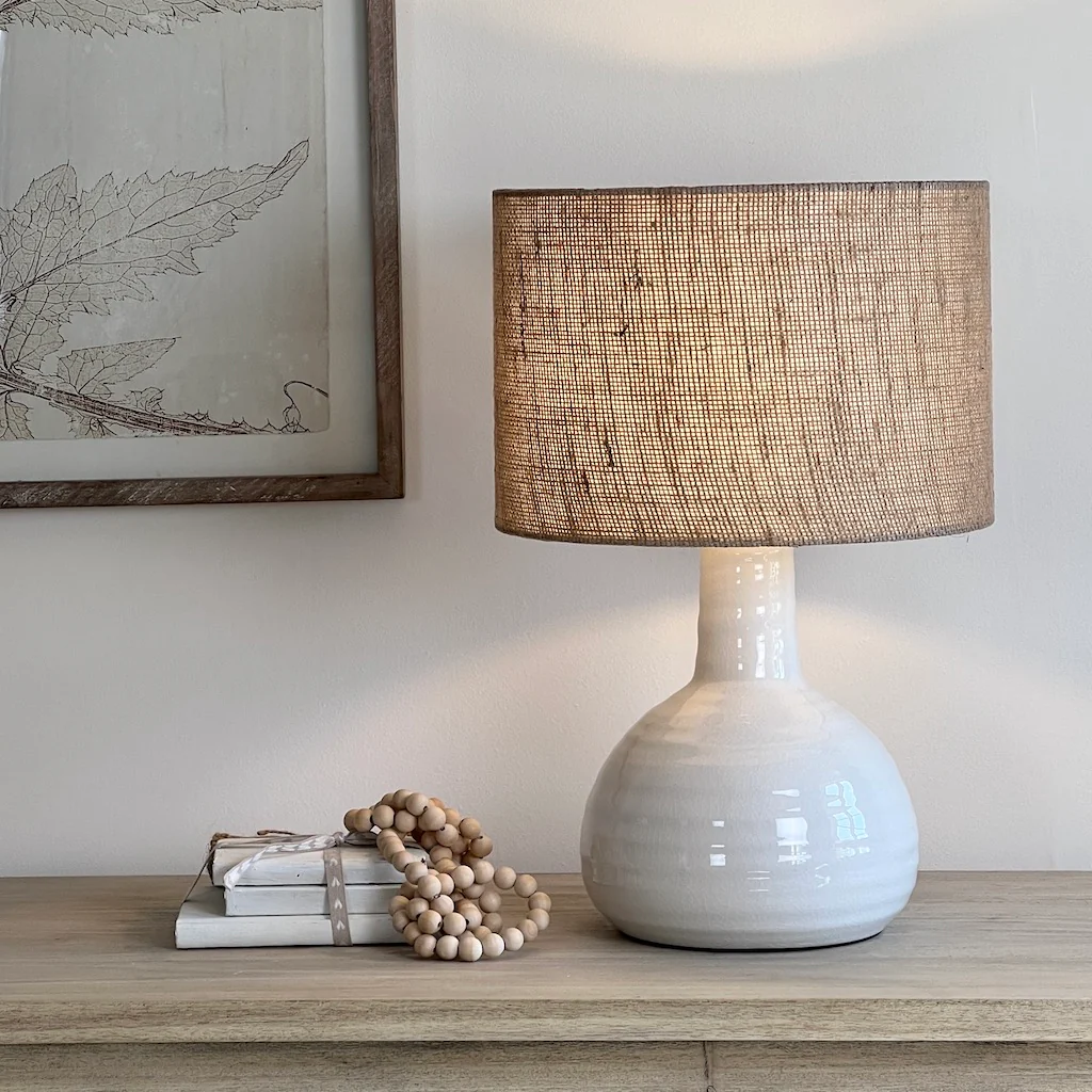 Coarse Woven 33cm Cylinder Shade