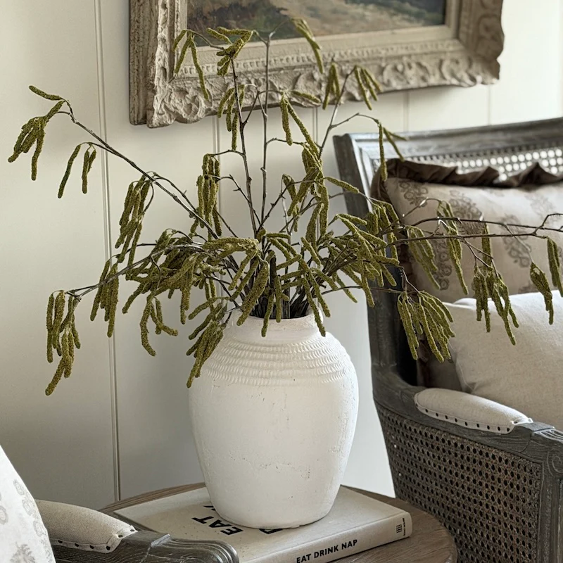 Cole Textured Stone Vase – Handcrafted Rustic Decorative Pot - Image 4