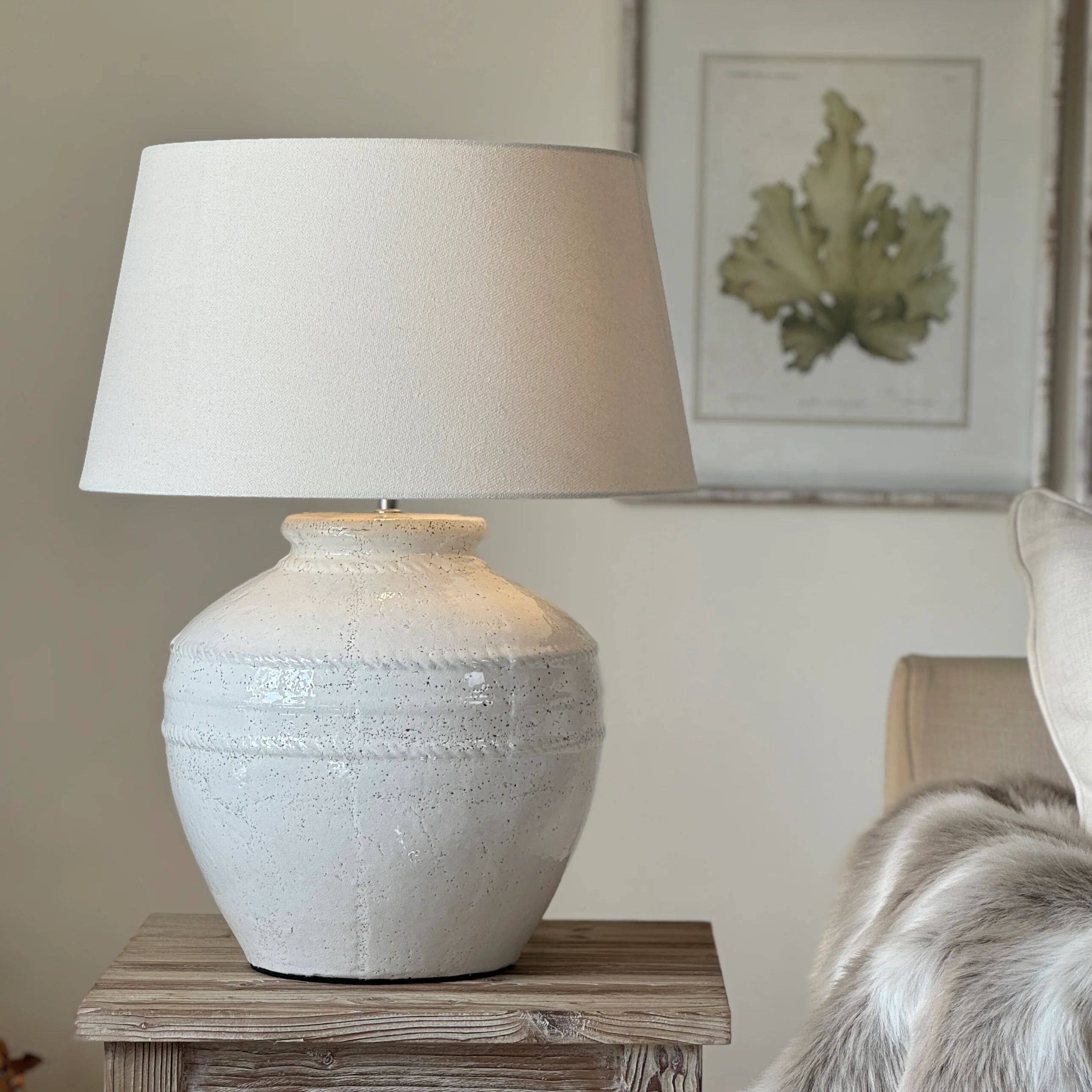 Soft White Carpo Table Lamp