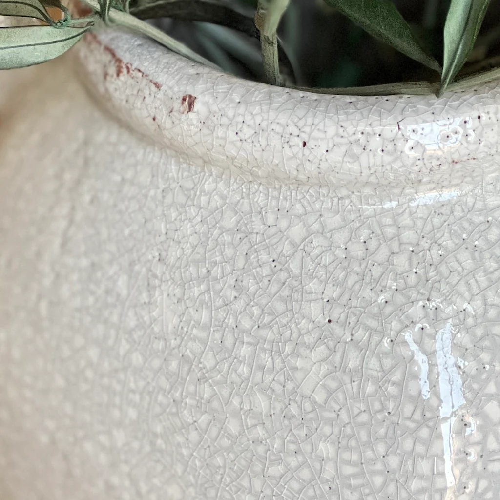 Crackle Glaze Vase Pot Handles Jeanie - Image 4