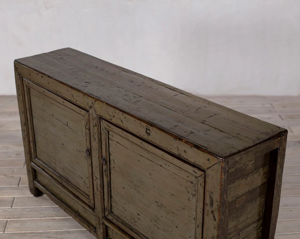 Dark Green Lacquered Sideboard - Image 3