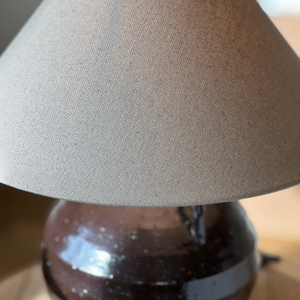 Dark Tone Glazed Urn Table Lamp - Image 10