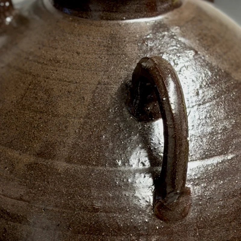 Dark Tone Glazed Urn Table Lamp - Image 5
