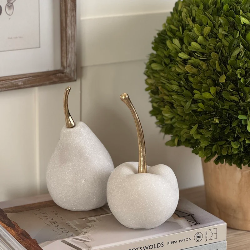 Decorative Fruit In Quartz Finish