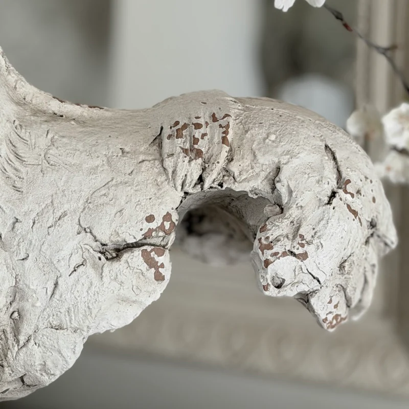 Distressed Antique-Style Horse Bust Sculpture - Image 2