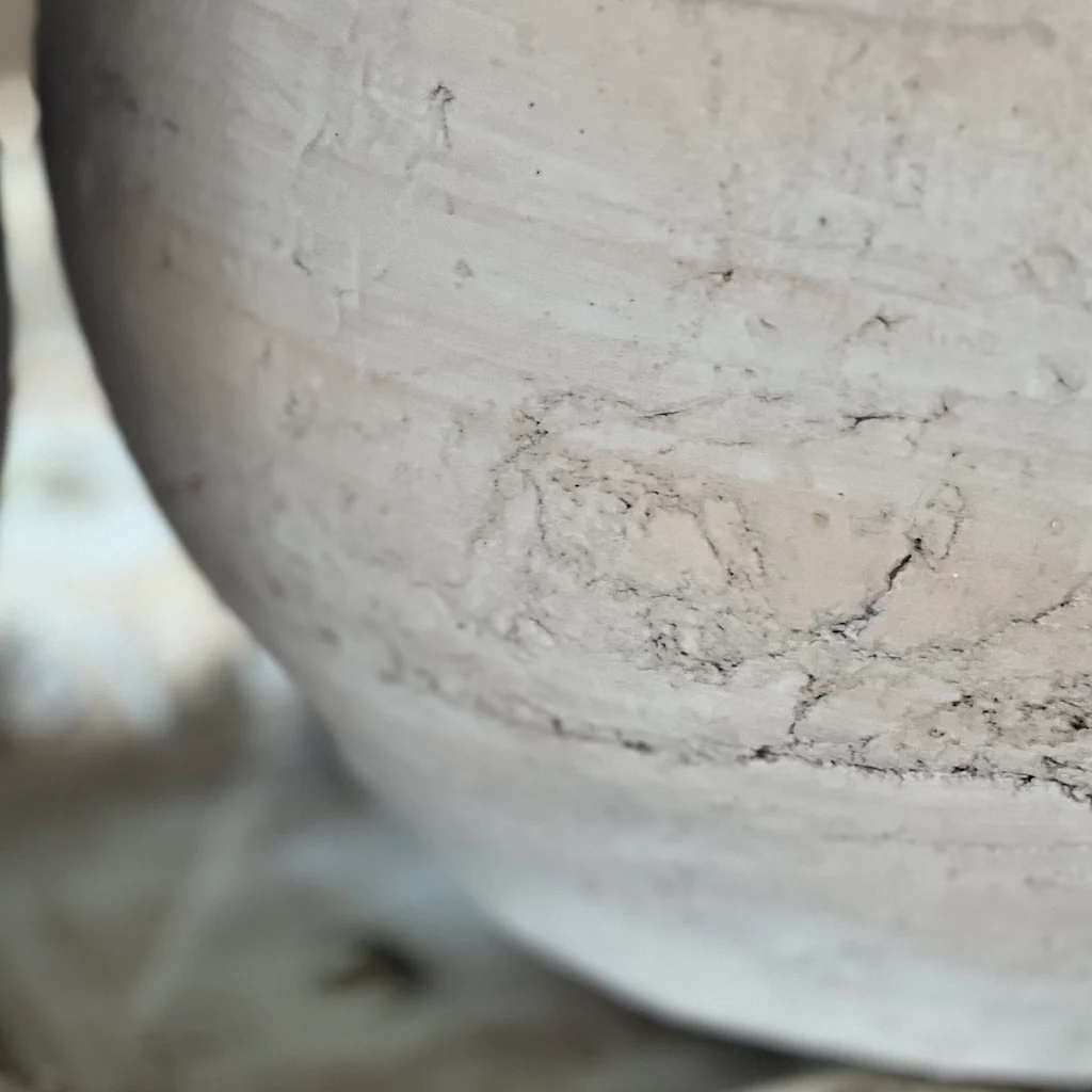 Double Handled Pale Terracotta Vase - Image 3