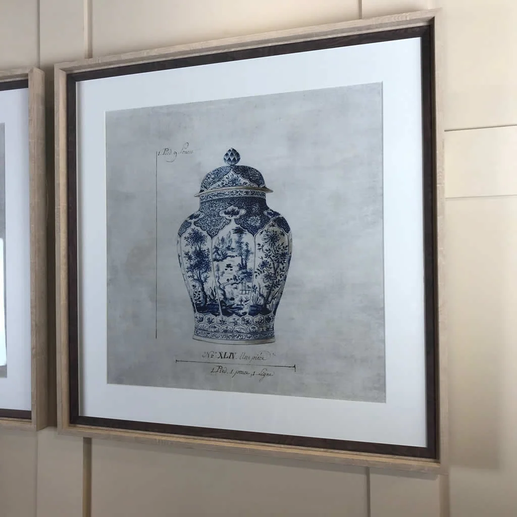 Ella Chinoiserie Urn Artwork Framed Prints Set 2 - Image 5