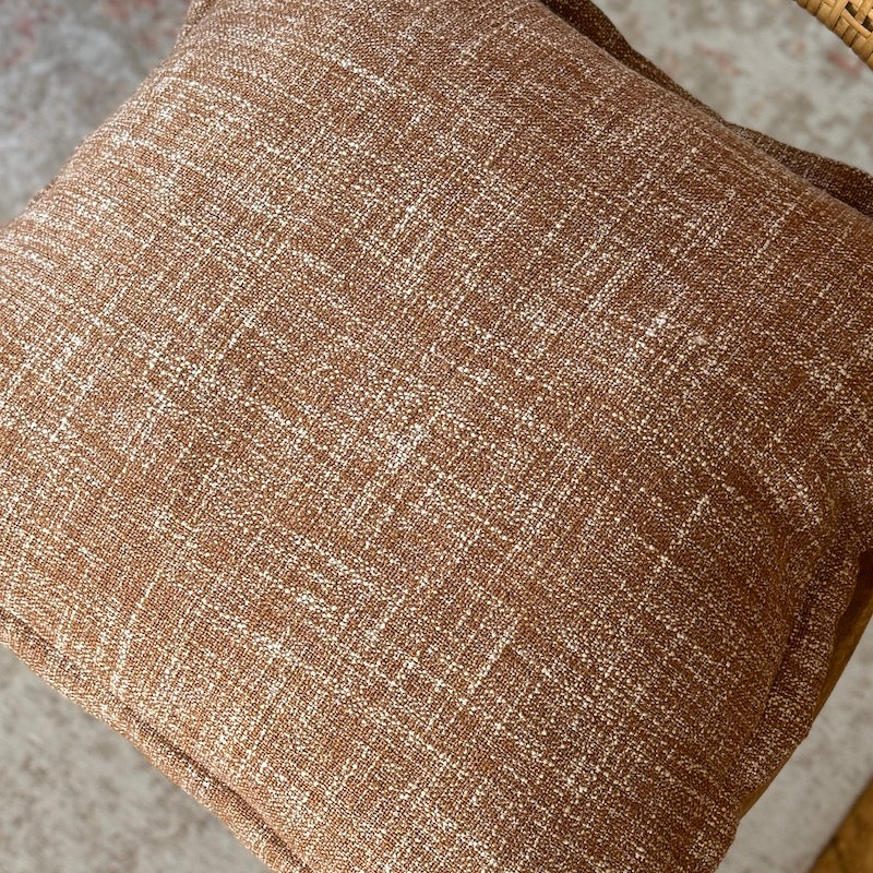 Emelia Square Cushion Sage or Rust - Image 5