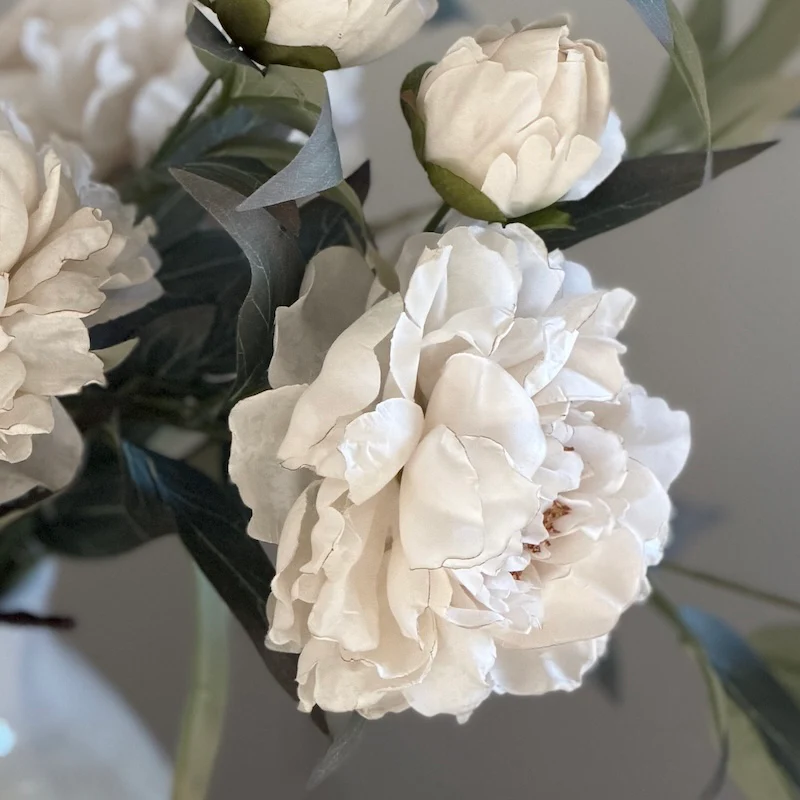 Faux Antique White Country Garden Stem - Image 2