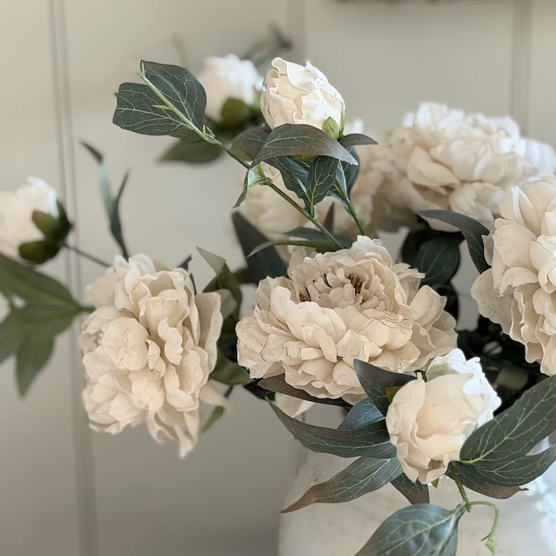 Faux Antique White Country Garden Stem - Image 3