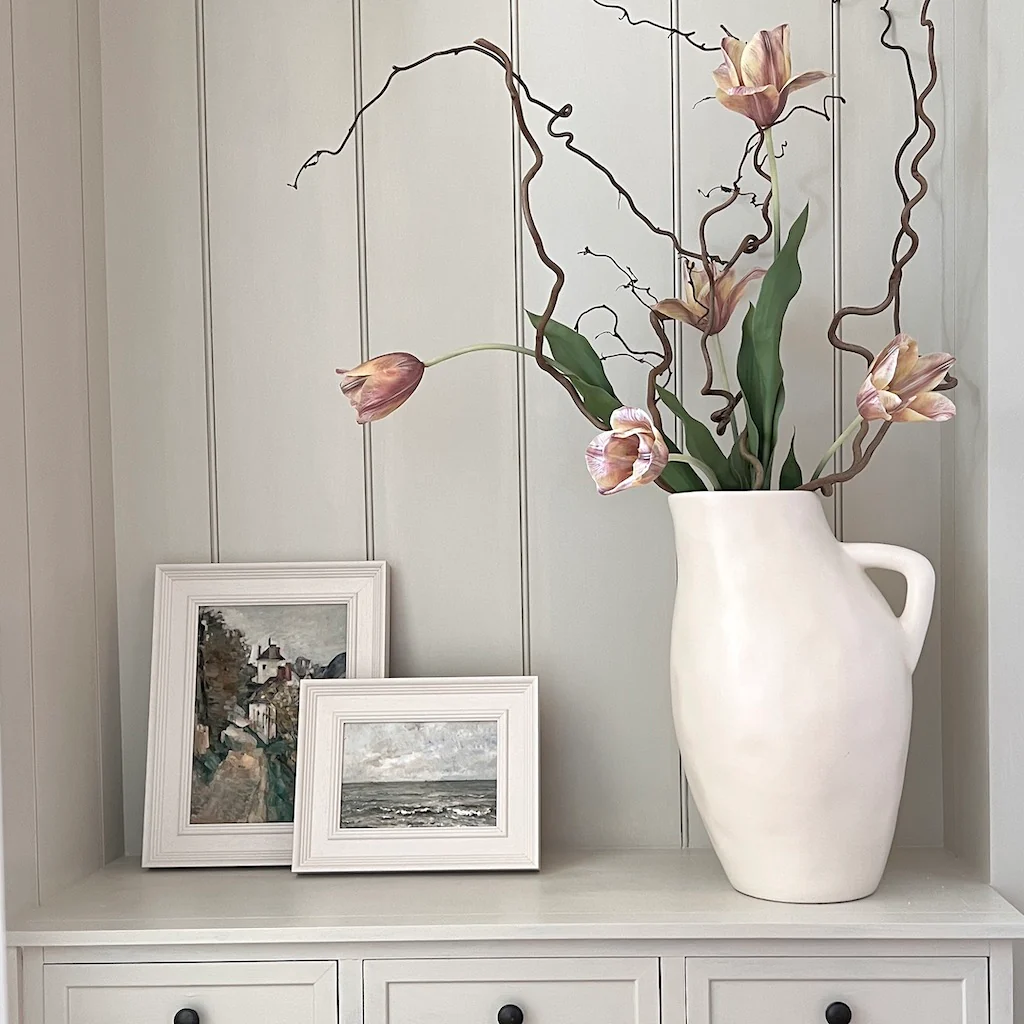 Faux Apricot Foxx Tulip Stem - Image 2