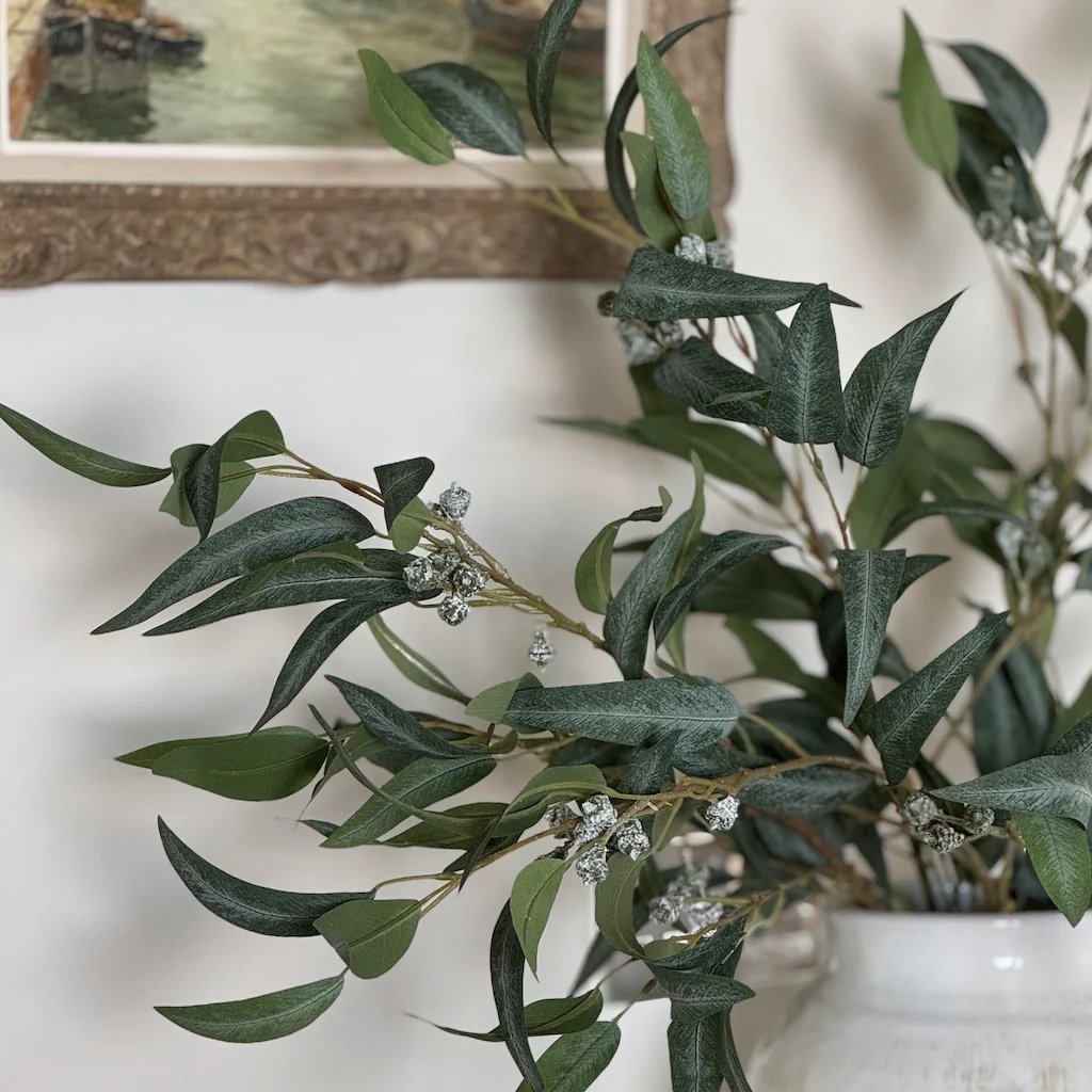 Faux Berry Eucalyptus Spray - Image 3